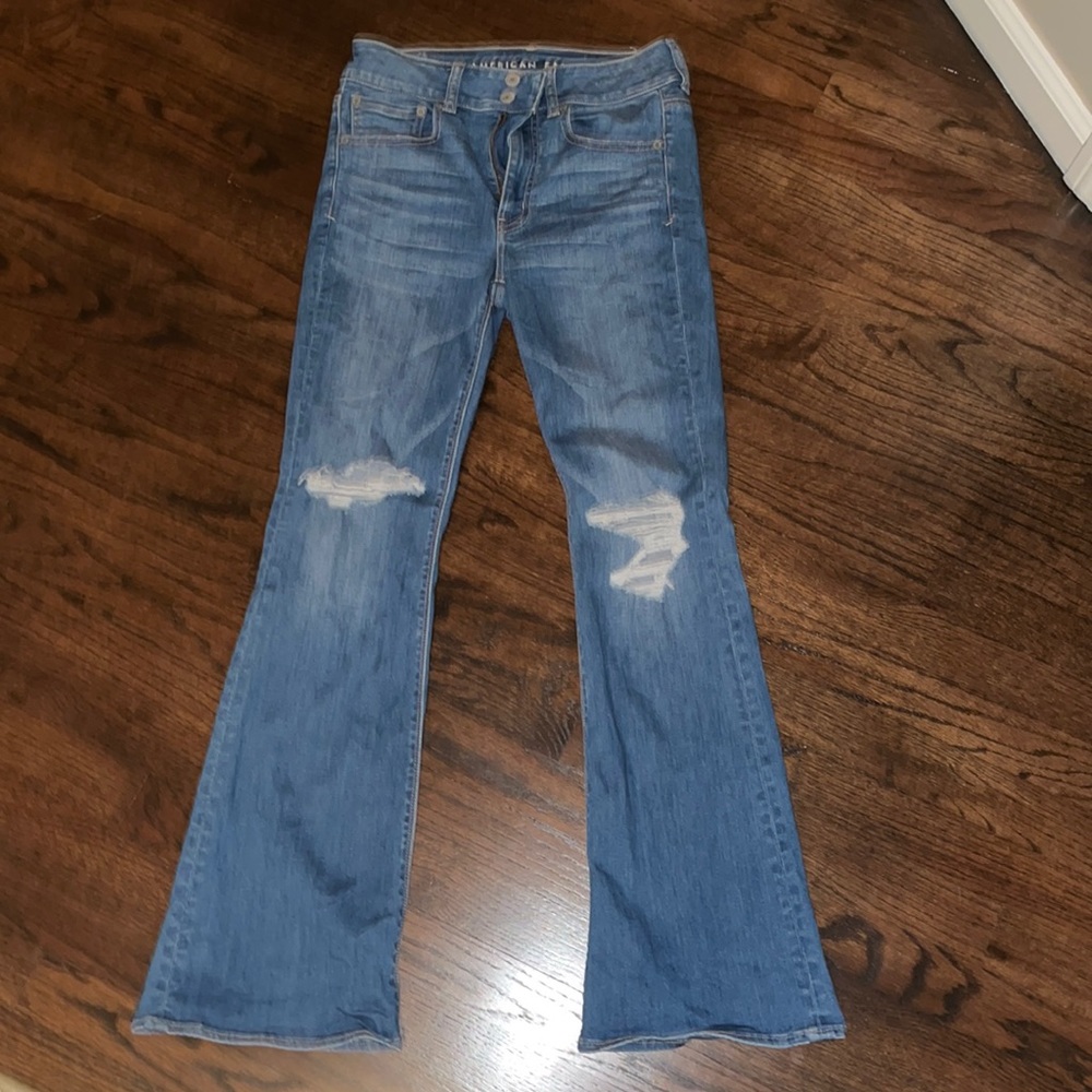 AE high rise Flare jeans